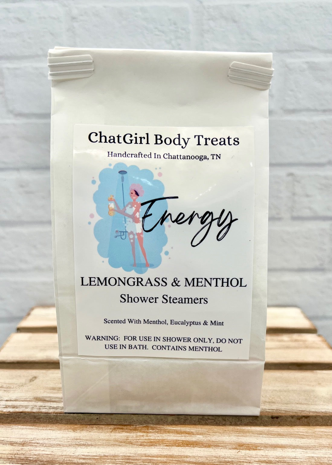 ENERGY Shower Steamers Pack Of 3 Lemongrass & Menthol