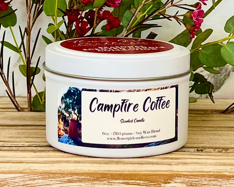 CAMPFIRE COFFEE Soy Blend Candle Tin